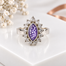 Sterling Silver Princess Marquise Ring