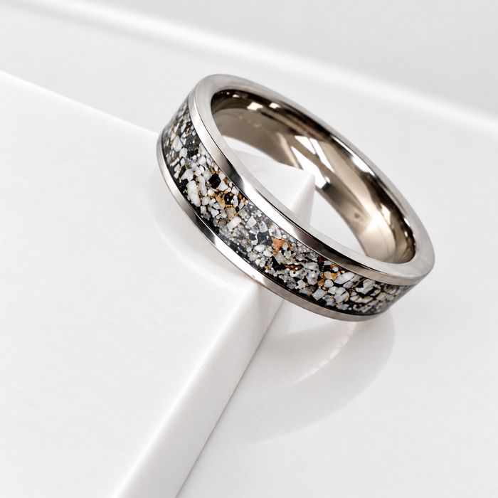 Titanium 6mm Channel Ring