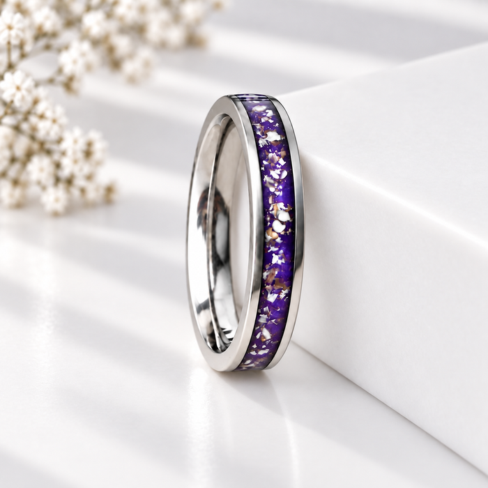 Titanium 4mm Channel Ring