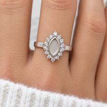 Sterling Silver Princess Marquise Ring
