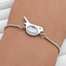 Sterling Silver Robin Adjustable Bracelet