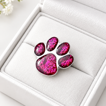 Sterling Silver Paw Brooch