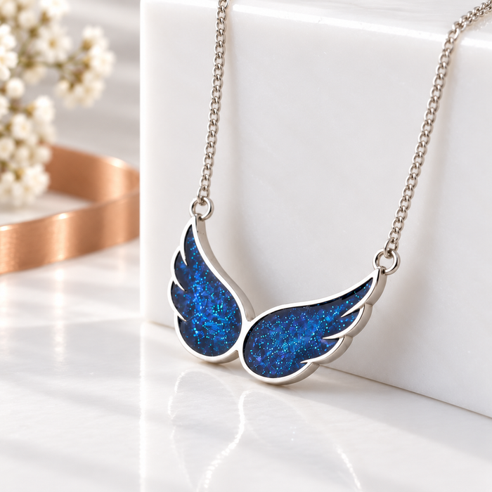 Sterling Silver Angel Wing Pendant