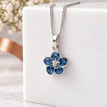 Sterling Silver Forget Me Not Pendant
