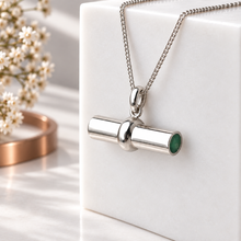 Sterling Silver T-Bar Pendant