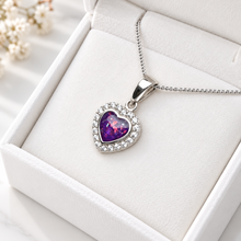 Sterling Silver Petite CZ Heart Pendant