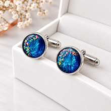 Sterling Silver Round Cufflinks