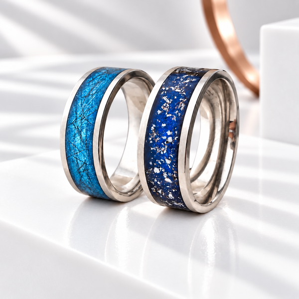 Titanium 8mm Channel Ring