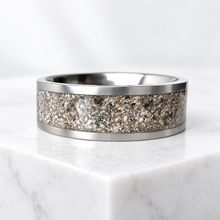 Titanium 8mm Channel Ring