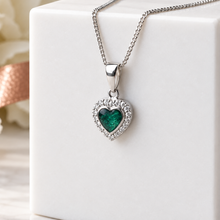 Sterling Silver Petite CZ Heart Pendant