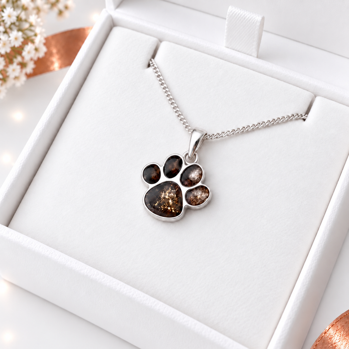 Sterling Silver Paw Pendant