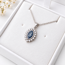 Sterling Silver CZ Marquise Pendant