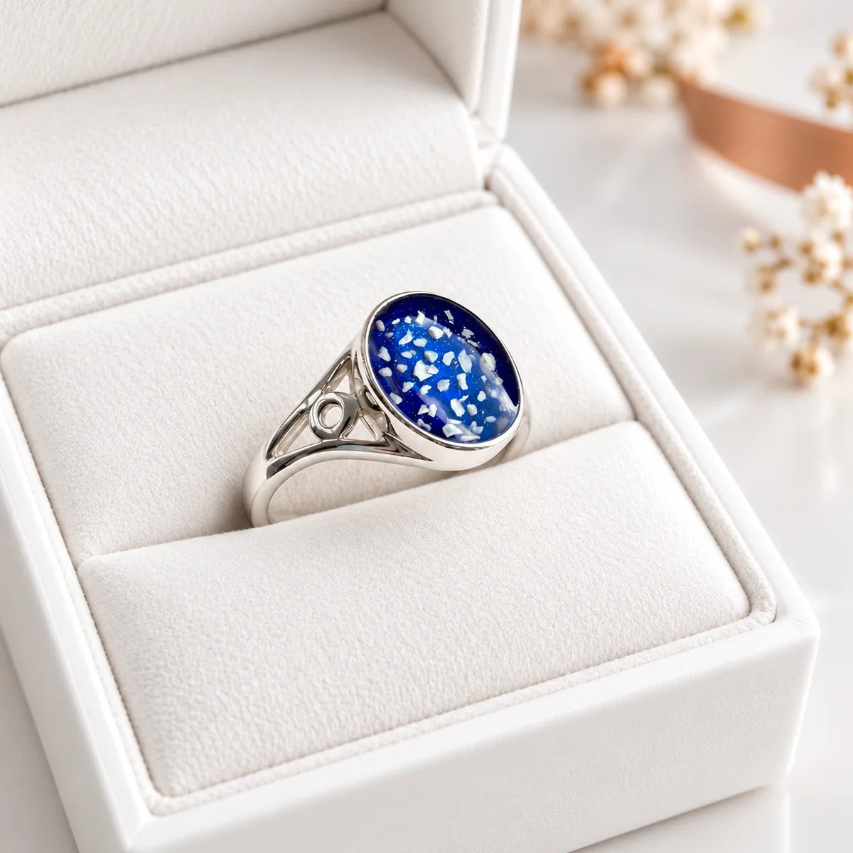 Sterling Silver Oval Ring