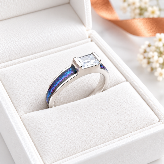 Sterling Silver Baguette Ring