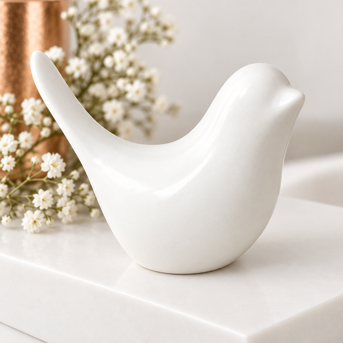 Ceramic Memorial Ashes & Hair Dove