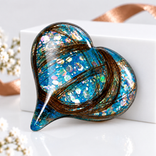 Pointed Heart Memorial Paperweight