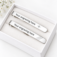 Sterling Silver Engraved Tie Slide
