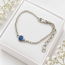 Sterling Silver Petite Round Adjustable Bracelet