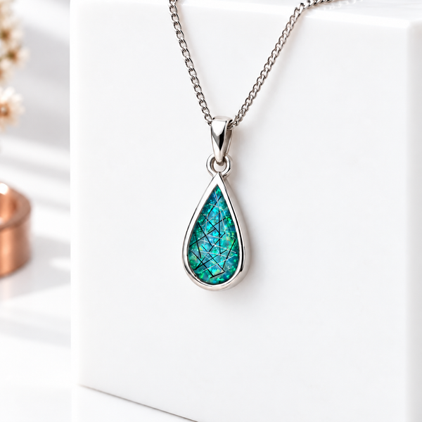 Sterling Silver Classic Teardrop Pendant