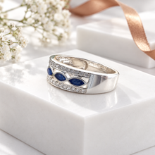 Sterling Silver CZ Marquise Ring