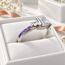 Sterling Silver Emerald Cut Ring