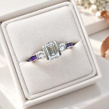 Sterling Silver Emerald Cut Ring