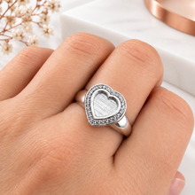 Sterling Silver CZ Heart Ring