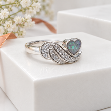 Sterling silver Winged Heart Ring
