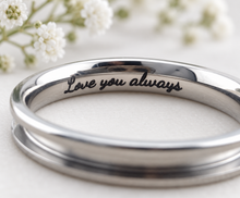 Titanium 3.2mm Channel Ring