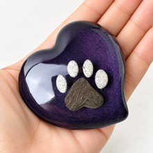 Wavy Heart Memorial Paperweight