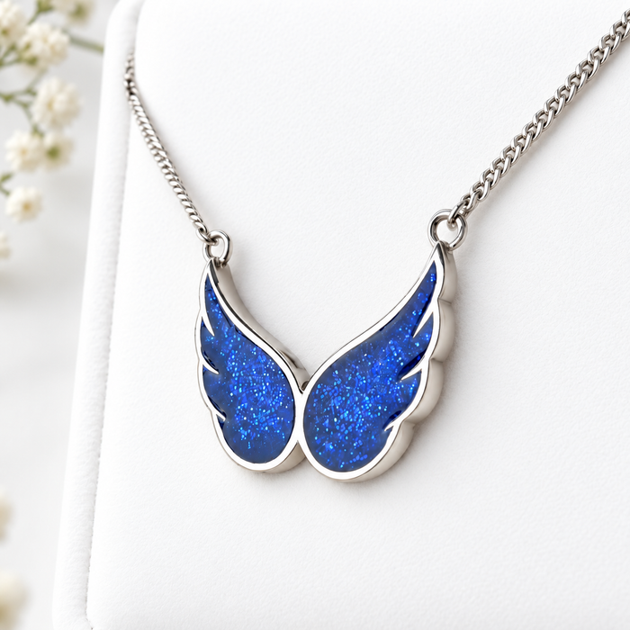 Sterling Silver Angel Wing Pendant