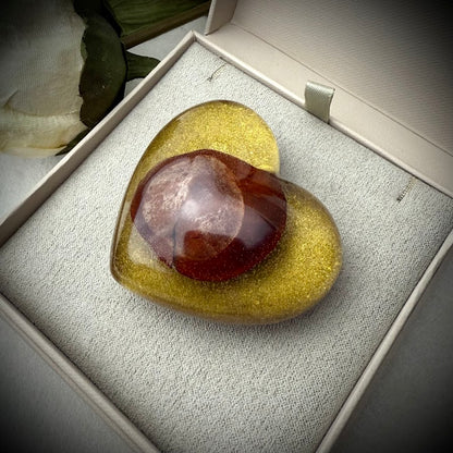 Small Puffy Heart Pebble