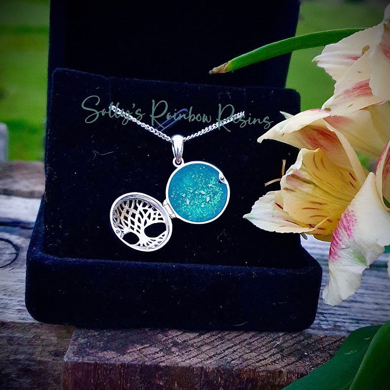 Small Tree of Life Locket .925 Silver Pendant