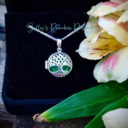 Small Tree of Life Locket .925 Silver Pendant