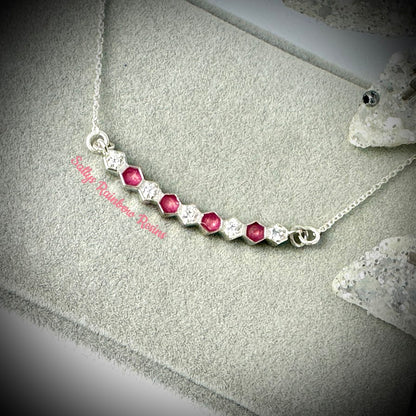 Honeycomb .925 Silver Pendant
