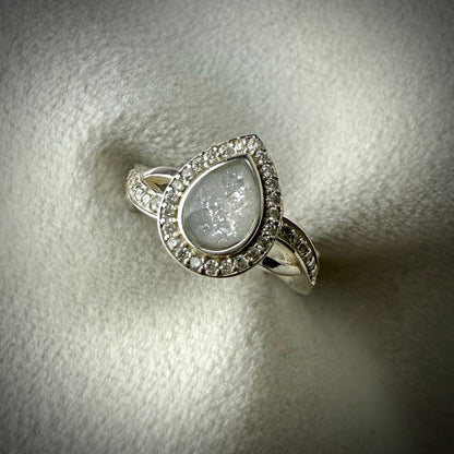 Teardrop Infinity Ring
