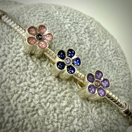 Forget Me Not / Flower  Bracelet Charm