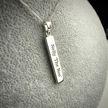 Sterling Silver Bar Pendant