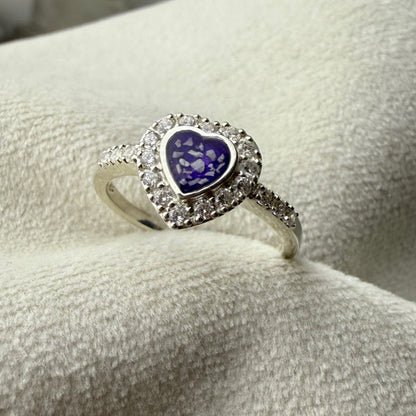 CZ Heart Ring