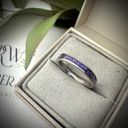 3.2 / 4mm Titanium Band Ring