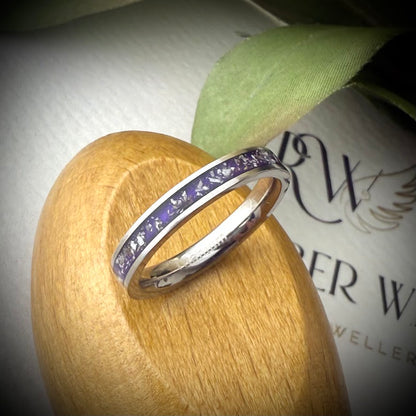 3.2 / 4mm Titanium Band Ring