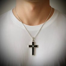 Sterling Silver Large Cross Pendant