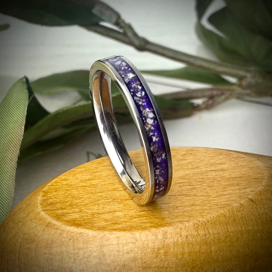 3.2 / 4mm Titanium Band Ring