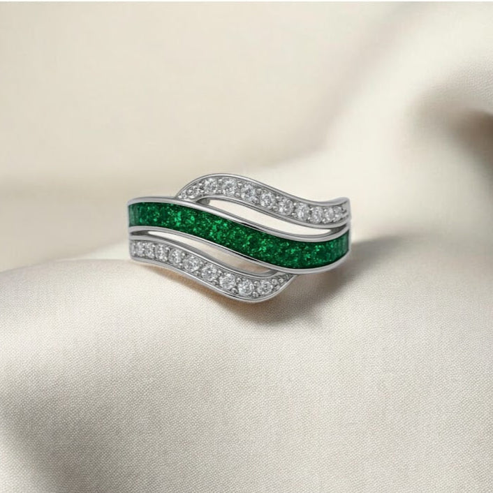 9ct Gold Eternal Wave Ring