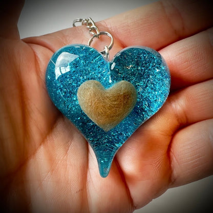 Pointed Heart Memorial Pebble
