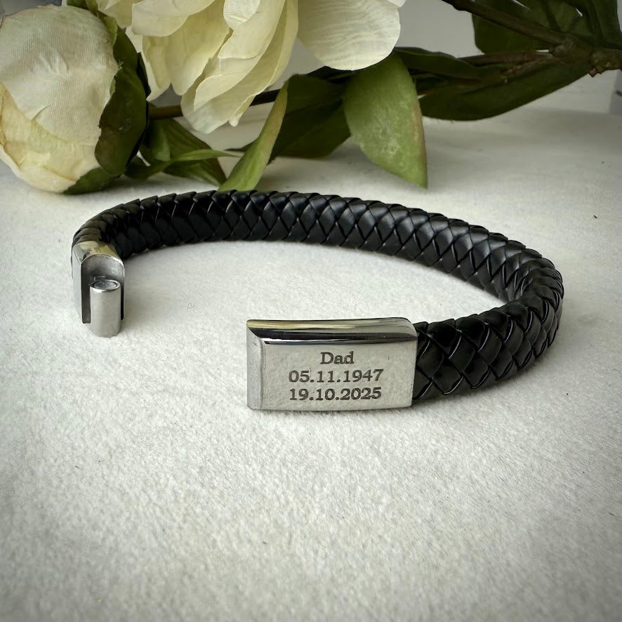 Braided Self Fill Urn Bracelet