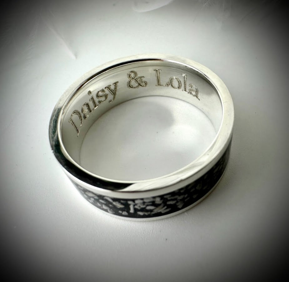 8mm Silver Band Ring
