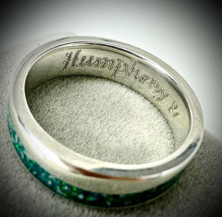6mm Silver Wave Band Ring