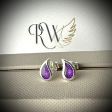 Sterling Silver Teardrop Stud Earrings