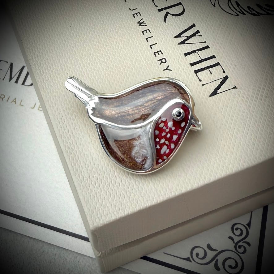 Robin Brooch